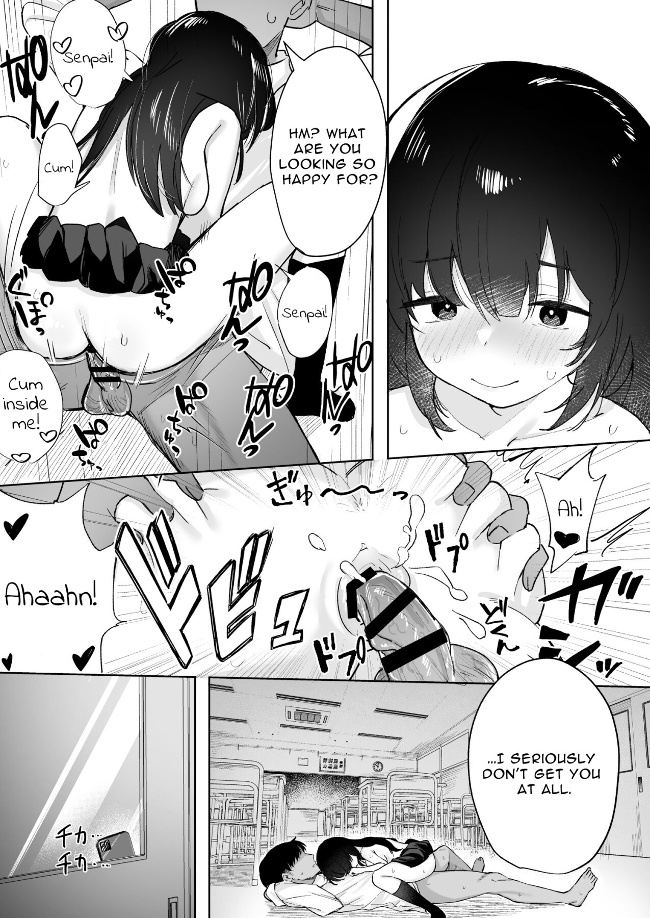 Hentai Manga Comic-She Doesn't Like Me ~ I thought I was the only one~ Plain Busty Bookworm Girl-Read-27